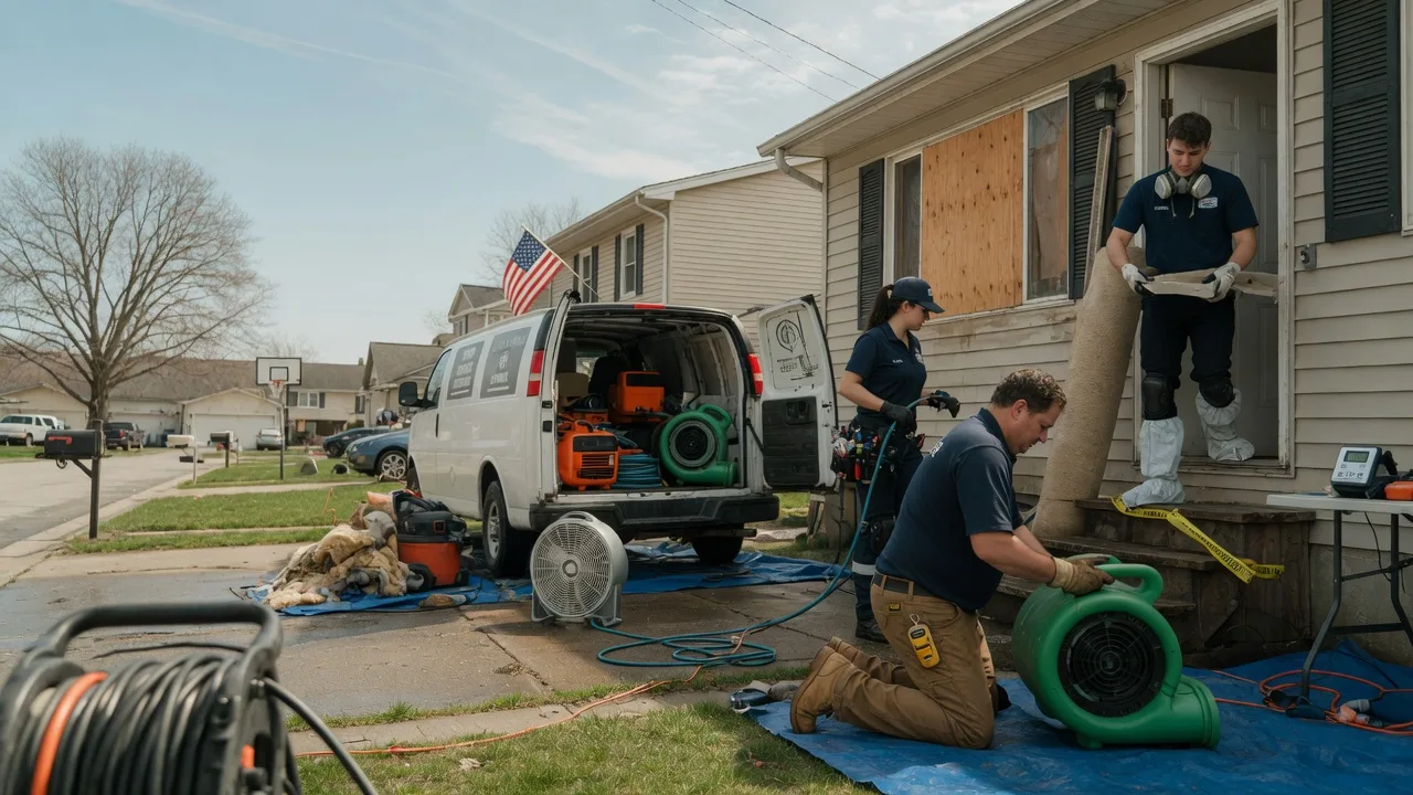 Water Damage Restoration in Parkersburg, IA near me